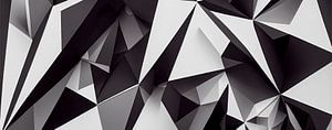 abstract geometric origami background panorama, generative ai il von Animaflora PicsStock