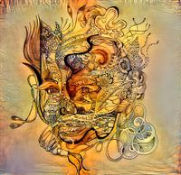 Motion-Golden, Faces Series (Gold)