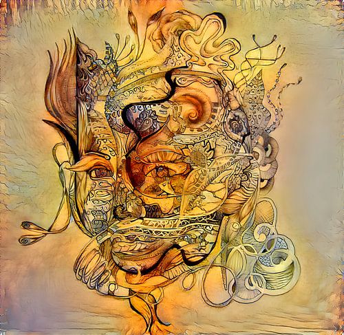 Motion-Golden, Faces Series (Gold)