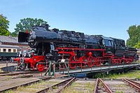 steam train in beek bergen