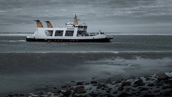 Pellworm I – Ferry in the Winter Wadden Sea