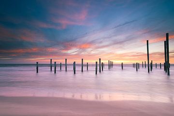 Sommerlicher Sonnenuntergang von Rudi van Drunen
