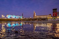 Utrecht Leidsche Rijn Busbahnhof und Berliner Platz bei Nacht