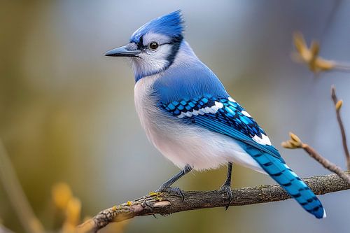 Blauwe Gaai (Cyanocitta cristata)