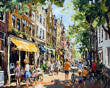 Painting Amsterdam by Abstract Painting