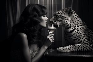 Ein drink mit Leopard von BlackPeonyX