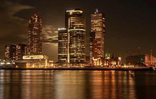 World Port Center Rotterdam in the evening