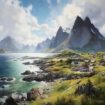 Lofoten Noorwegen van TheXclusive Art