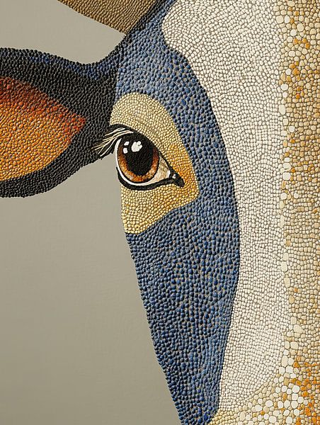 Cow Head by Modern Collection