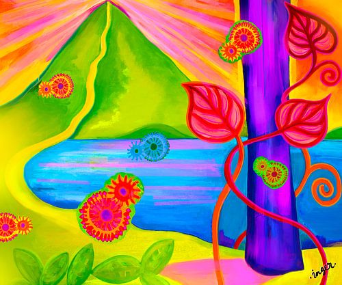 Mountain Landscape Surrealist