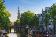 Prinsengracht Amsterdam met Westerkerk von Dennis van de Water Miniaturansicht