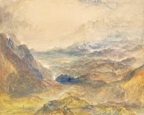 Uitzicht op de Mont Cenis, J. M. W. Turner