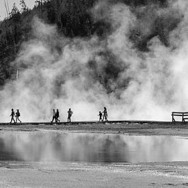 Yellowstone boardwalk von Joris de Bont