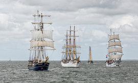 Sail In in Harlingen by John Kreukniet