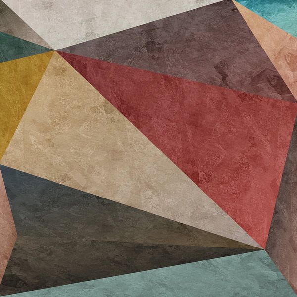 Connected triangles by Angel Estevez