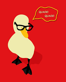 Brave Duck by Gauri Mokate