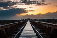 Moerputten Brug  Zonsondergang 's-Hertogenbosch