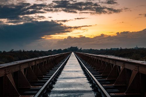 Moerputten Brug  Zonsondergang 's-Hertogenbosch