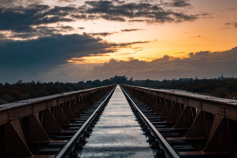 Moerputten Bridge Sunset 's-Hertogenbosch by Zwoele Plaatjes