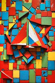 Sail Away, Kunst in Collage