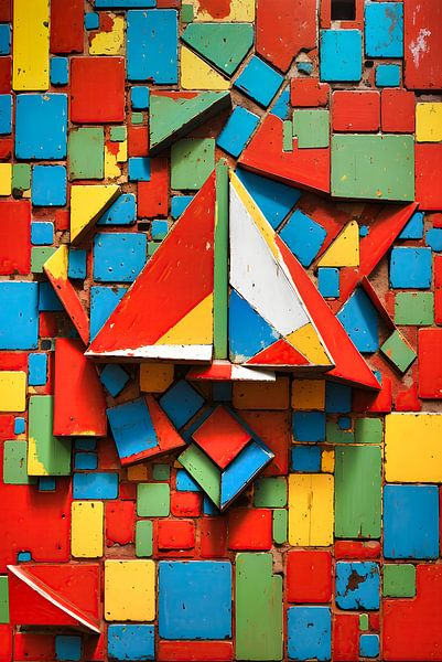Sail Away, Art in Collage by Arjen Roos
