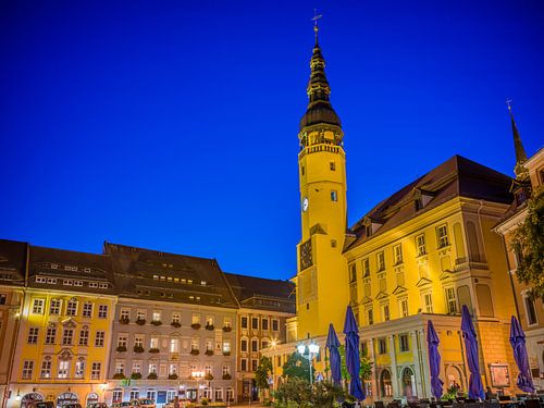 Bautzen - Stadhuis op het centrale marktplein