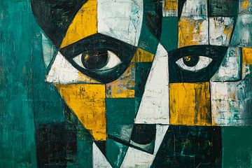 Modern abstract portret schilderij van Imperial Art House
