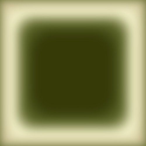 Warme, groene, abstracte, minimalistische kunst met een retro-inspiratie. Zachte kleurverlopen