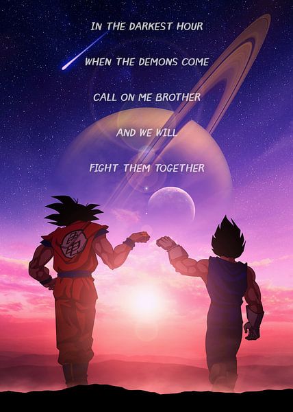 Goku & Vegeta Dragon Ball von saufa haqqi