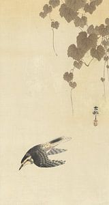 Vogel im Abwärtsflug von Ohara Koson