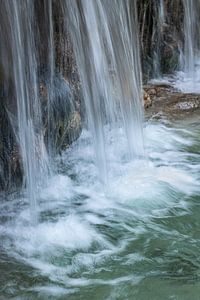 Vallend water in Valle di Bondo Italië