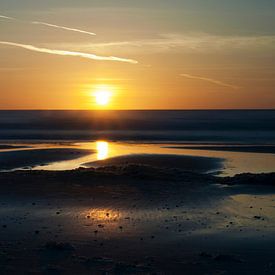 Zonsondergang Texel van Niels Hoogenbosch