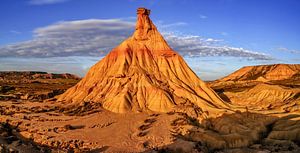 Sonnenuntergang in der Halbwüste Bardenas Reales - Spanien