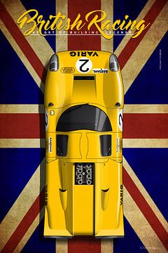 British Racing Lola T70 MKIIIB Nr. 2 van Theodor Decker