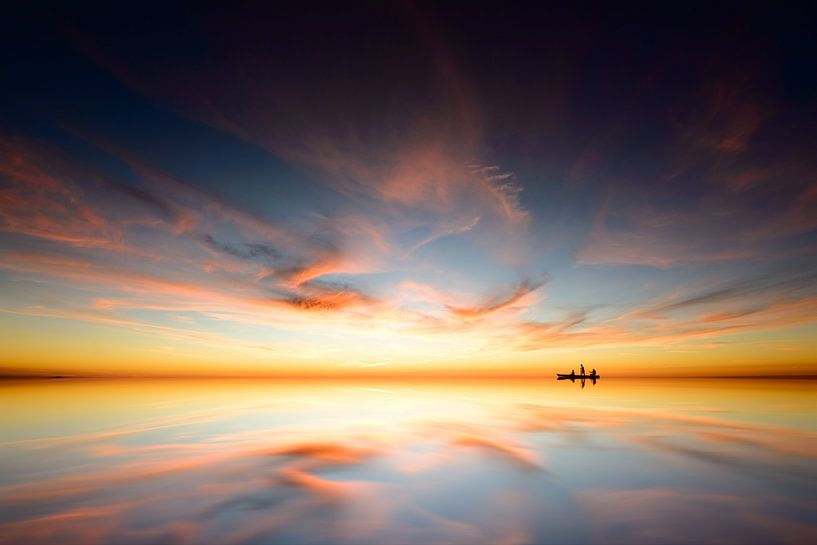 Sunset reflections van Martijn Kort