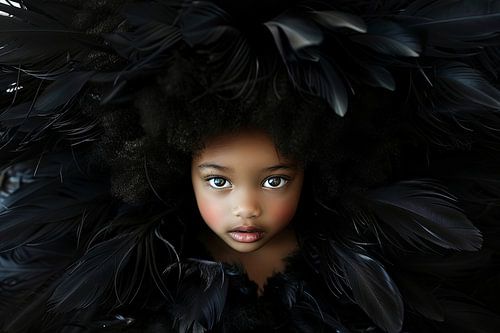 kind studioportret Gothic stijl