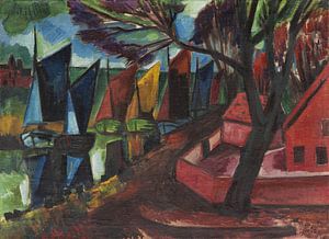 Max Pechstein, Fischkutter, 1923