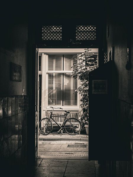 Die Verlockung, in Amsterdam Fahrrad zu fahren von Martijn Jebbink Photography