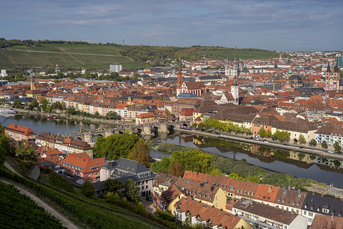 Historische Duitse stad Würzburg