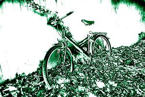 das grüne Fahrrad