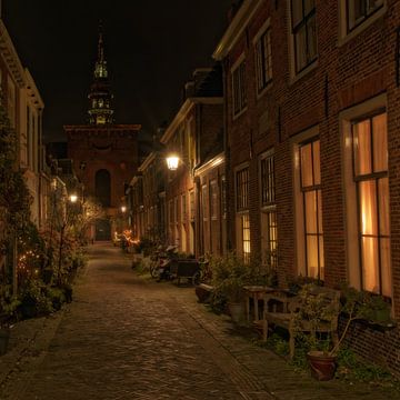 Nieuwe Kerk Haarlem bij avond van KCleBlanc Photography