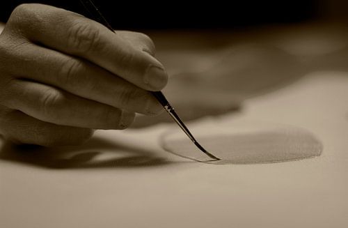 The hand of an artist