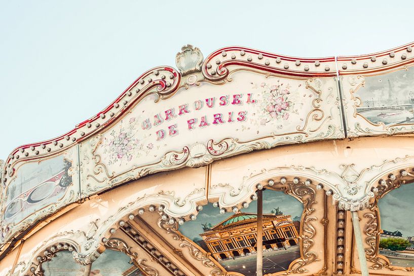 Carouseldeparisaugustus2016 van Grace Digital Art Co