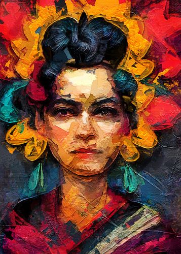 Vrouw 1 olieverfschilderij kunst #vrouw