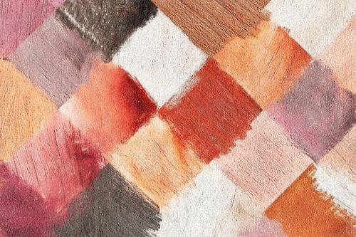 Cruising brushstrokes in warm tones