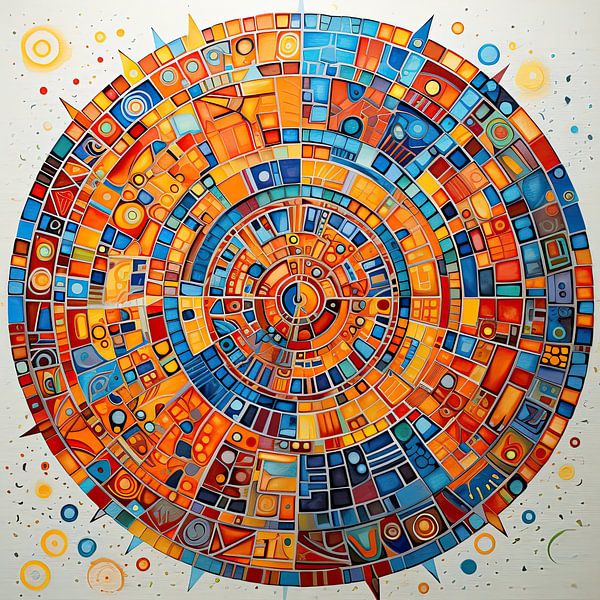 Geometric Mandala 118993 by Abstract Painting