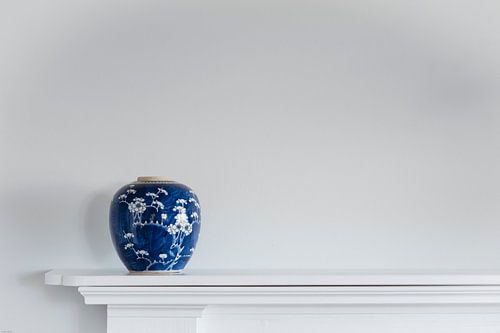 blaue Vase