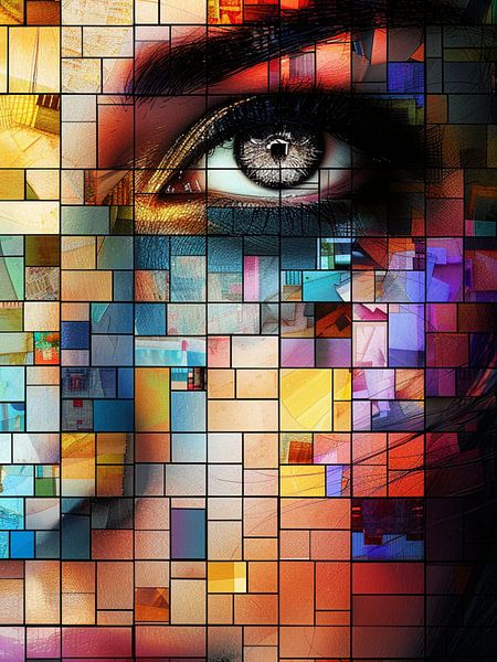 Modern Abstract Portrait by SPEQ ART