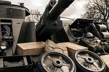 WW2 tank by Wilfred Roelofs