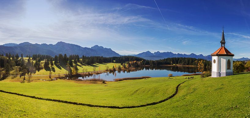 Le lac Hegratsried dans l'Allgäu par Frank Herrmann